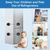 AOSITE 1 Pcs Fridge Lock Combo - Black Refrigerator Lock for Adults & Kids...