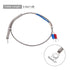MECCANIXITY K Type Thermocouple Temperature Sensor PT100 5mm Ring High Temperature Probe 1.6ft Wire 0 to 600°C(32 to 1112°F) Stainless Steel...