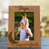 KATE POSH Papa I Love You to the Moon and Back Natural Wood Engraved Picture Frame. Best Grandpa Ever, Father's Day, Papa Gifts for Birthday, from...