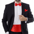 VICASKY Cummerbund Accessories Waistband Handkerchief - 3pcs Men Cummerbund Pocket Square Bow Tie Formal Suit Accessories Hanky Waistband, Tie, Ha...