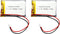 Octelect 2PCS 3.7V 1200mAh 603449 Lipo Battery Rechargeable Lithium Polymer ion Battery Pack with JST Connector...