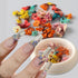 2 Boxes Dried Flower Nail Art Stickers Set Colorful Floral Nail Decals Spring Dry Flower Nail Stickers 3D Real Dried Flowers Nail Designs Stickers...