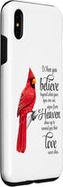 iPhone XS Max Cardinal Red Bird Sign from Heaven Angel Case...