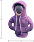 Mini Car Gear Shift Cover Hoodie Car Gear Shift Cover, Interior Accessories Shift Knobs Fashionable Shirt Trim (Purple) (HF0817A)...
