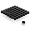 2ml Clear Glass Vials with Screw Caps and Plastic Stoppers, 1/2 Dram Small Liquid Sample Vial, Leak-Proof Vial, 50PCS...