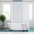 Mrs Awesome 60x72 Shower Curtain Liner with 6 Magnets Clear PEVA, 10 Hole Thick Plastic Shower Curtain for Bathroom, Waterproof, 60 x 72 inches, C...
