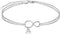 FLYOW Infinity Layered Anklet 925 Sterling Silver for Women Adjustable Heart Ankle Bracelet Boho Beach Foot Chain 9+1.5 Inch Charm Jewelry Birthda...