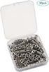 KISSITTY 30pcs/Box Antique Silver Filigree Long Curved Noodle Tube Spacer Beads 24~48mm for DIY Jewelry Making...