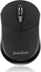 Perixx PERIMICE-802B Wireless Bluetooth Mouse - Portable Design for Windows, iOS, and Android Tablet - Black Rubber Black...