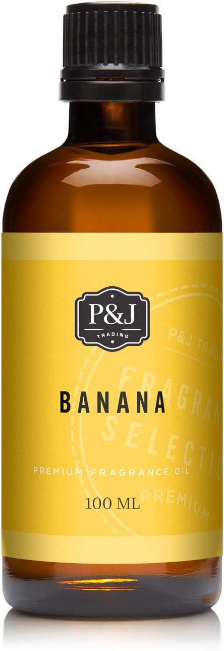 P&J Trading - Banana Scented Oil 100ml - Fragrance Oil for Candle Making, Soap Making, Diffuser Oil...