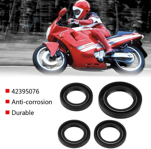Gy6 Oil Crankshaft Seal,GY6 Oil Seal,4 Pcs Engine Oil Seal Kit Engine Crankshaft Gear Crank Case Oil Seal Rubber for GY6 125cc 150cc 152 157QMJ Hr...