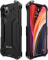 Kowauri Metal Case for iPhone 12 Pro Max,Gundam Aluminum Metal Shock Proof Frame Bumper Double Color Oxidation Aluminum Metal Case Cover for iPhon...