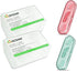 AOCEAN Dental Floss Picks - Travel Floss with Toothpicks - Professional Threader Flossers with 2 Boxes & 2 Cases - Ideal for Family Hotel and High...