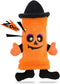 HGB Halloween Dog Toys, No Stuffing Pumpkin Dog Toys for Large Medium Small Dogs with Squeaky Water Bottle, Plush Dog Toys to Keep Them Busy, Pupp...