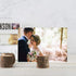 Wood Place Card Holders, 10Pcs Premium Rustic Table Number Holders and 20Pcs Kraft Table Place Cards, Wood Photo Holders, Ideal for Wedding Party ...