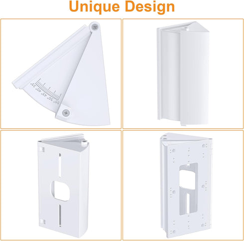 NANW Adjustable 30 to 55 Degree Doorbell Angle Mount Compatible with Video Doorbell 1/2/3/4/Wired/Pro/(2020 Release), Doorbell Camera Mount Holder...