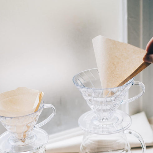 Hario V60 Plastic Coffee Dripper, 02, Clear...
