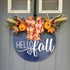 Fall Stencils for Painting Pumpkin Stencil Fall Leaves Maple Stencil Half Round Hello Autumn Drawing Templates for Door Porch Hanger Fall Wreath H...