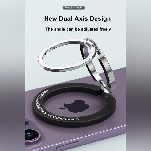 AnHome Magnetic Phone Ring Holder for MagSafe Kickstand, Magnet Finger Loop Grip Stand Holders, Compatible with iPhone 15 14 Plus 13 12 Pro, Pro M...