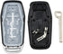 Keyless Entry Remote Smart Key Fob Shell Case Button Pad Cover for Ford Fusion Mustang Explorer Lincoln MKZ MKC 2013-2017...
