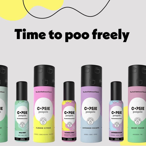 Pre GO toilet spray, discreet & portable original odor deodorizer scents. Perfect for purses, pockets and backpack. Pre-poo spray to use on the go...