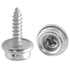 Moicstiy 30Pcs 5/8 Inch Stainless Steel Screws Snaps, Fastener Screw Snaps 3/8 Inch Socket Marine Grade Boat Canvas Snaps for DIY Cover Furniture...