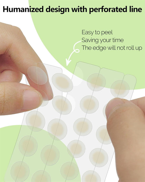 Pimple Patches for Face 66 Counts, 2 Sizes Thinner Edge Hydrocolloid Acne Patches for Face, Invisible Zit Patches for Face, Facial Skin Care Produ...