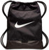 Nike Brasilia Training Gymsack, Drawstring Backpack with Zipper Pocket and Reinforced Bottom, Black/Black/White...