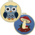 2 Pack Owl,Mushroom Easy Punch Needle Embroidery Starter Kits for Kids and Adults Beginners with Punch Needle Tool,Threader, Stamped Fabric Embroi...
