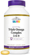 21st Century Triple Omega Complex 3 6 9 Enteric Coated Softgels, 180 Count Bottle (22875)...