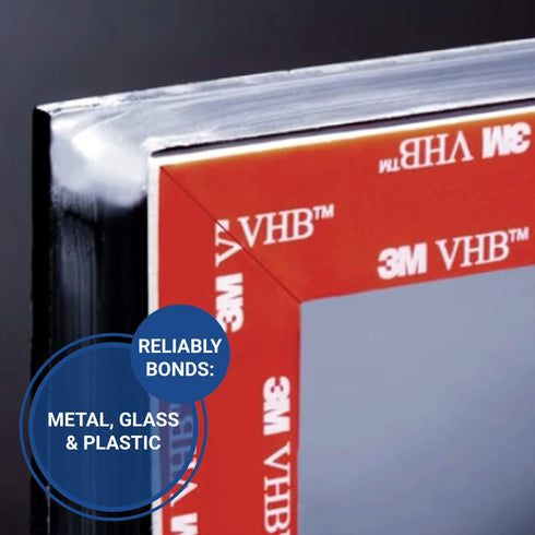 3M VHB 4936 Heavy Duty Tape in Gray - 0.5 in. x 15 ft. Double Sided Tape Roll with Conformable Foam Core. Adhesive Tapes and Sealants...