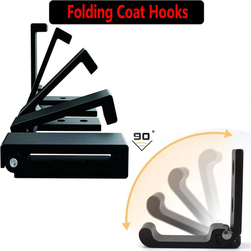 AFKSMILE 5Pcs Versatile Coats Hooks Set - Hooks for Towels, Bags, Hats, Headphones & More, Heavy Duty, Wall Mounted, Space-Saving Design for Home ...