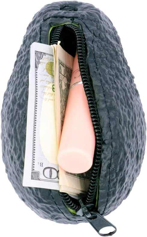 Avocado Coin Purse Pouch | Novelty Wallet Gifts For Avocado Lover Women Kids | Realistic Looking Cute Avocado Decorations | Wristlet Wallets Avoca...