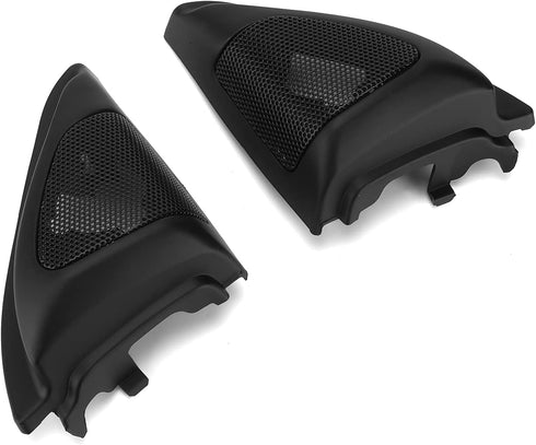 Aramox Stereo Speaker Trim, Pair Car Door Stereo Speaker Cover Trim Audio Tweeter Cover Trim Replacement for Corolla 2003?2006 Black......