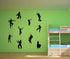 Video Game Wall Decal Wall Sticker Poster Floss Dancing Game Room Decor Peel & Stick Game Decal Baby Bedroom Home Decor Gaming Stickers (34.6" x 2...