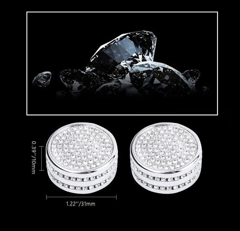 CONGCONG Bling Crystal Diamond Interior Multimedia Volume Audio knobs Accessory Compatible for Lexus GS:15-20, RX:15-21...