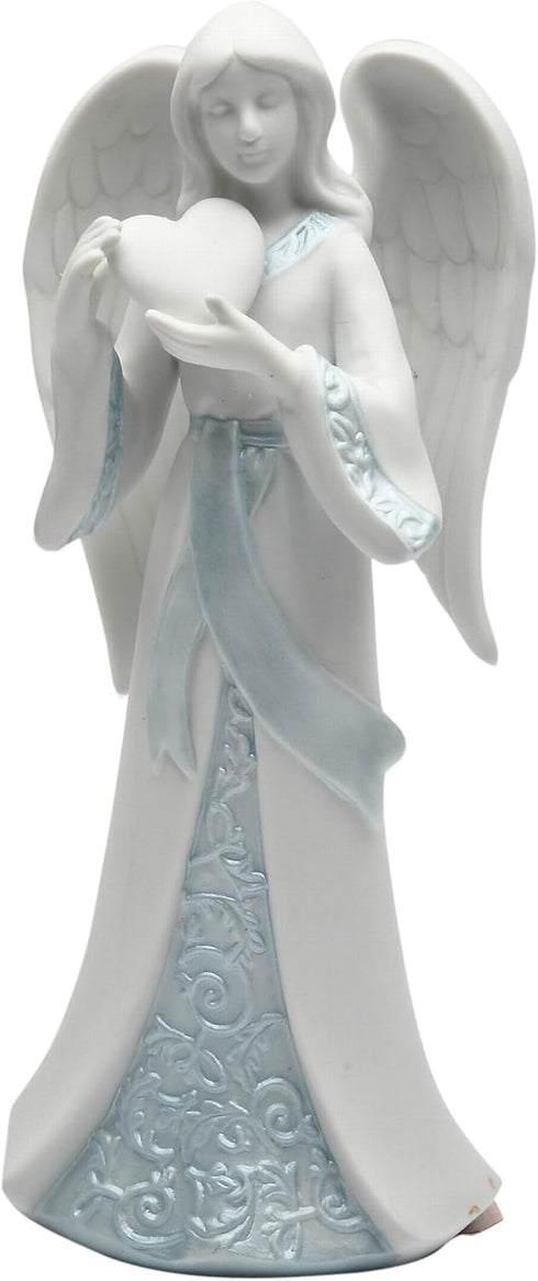 33259 Angel with Heart Figurine, 7-1/8-Inch...