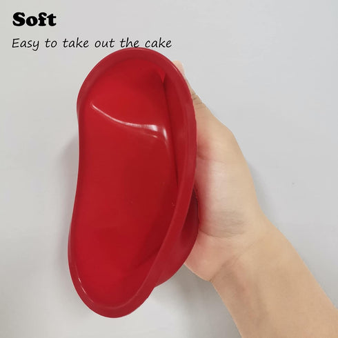 4 Inch Cake Pan 4 Pack Silicone Molds for Baking Round Cake Mold Non-Stick Baking Pan Giant Cupcake Mold Bakeware Pan for Muffin, Cupcake, Layer C...