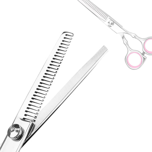 Professional Home Hair Cutting Kit - Quality Home Haircutting Scissors Barber/Salon/Home Thinning Shears Kit with Comb and Case for Men and Women ...