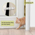 Child Proof Door Lock Latch with Adjustable Strap for Cat Litter Box Room, Cats Enter Easily But No Kids (2 Packs) Reusable Baby Safety Lock, Inst...