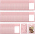 200 Pieces Mylar Zip Lock Aluminum Foil Bags, Flat Metallic Mylar Foil Flat ZipLock Food Storage Bags Pouch 3 x 4.7 Inch (Pink)...