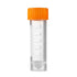Eowpower 50pcs 5ml Flat Bottom Plastic Graduated Vial Storage Container Test Tubes with Screw Caps...