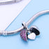 I Love You Heart Charm 925 Sterling Silver Dangle Bead Crystal Mother's Day Gifts Fits Pandora European Bracelet Necklace...