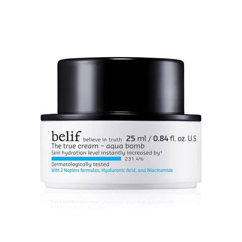 belif The True Cream Aqua Bomb | New & Improved | Hydration in 10 Seconds | Hyaluronic Acid, Niacinamide | Lightweight Hydrating Daily Moisturizer...