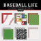 Scrapbook Customs Themed Paper Scrapbook Kit, Baseball Life...
