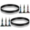 MEROM Vacuum Replacement Belt Compatible with Bissell PowerForce Helix Vacuum Cleaner, Fits Models 2191U, 2191, 2190, 1797, 1700, Replace Part Num...