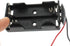 2Sets 2X 1.5V Battery Holder with T Type Wired Battery Alligator Clip Standard Snap Connector kit 3V Thicken Plastic Battery Case...