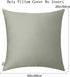 Thmyo 4-Pack 100% Cotton Comfortable Solid Decorative Throw Pillow Case Square Cushion Cover Pillowcase Sublimation Blank Pillow Covers DIY Throw ...