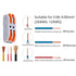 Push Quick Wire Connectors,Nineleaf 20PK Electrical Cable Connectors,Working Range Max 32A 600Volt,2 Pin Wire Connectors for Cables from 28 to 12a...