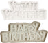 Happy Birthday Silicone Molds Birthday Alphabet Fondant Silicone Mold Letters Chocolate Molds For Birthday Party Cake Decoration Cupcake Topper Ca...